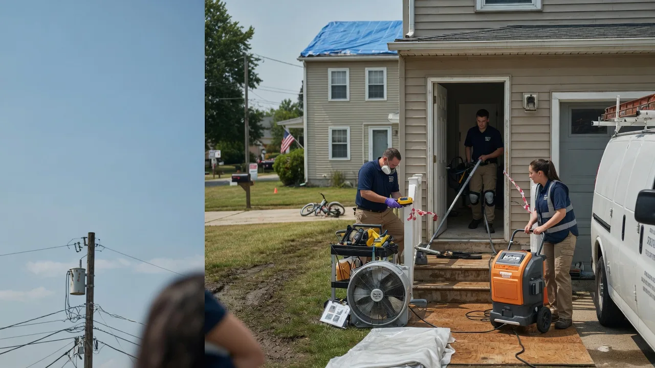 Water Damage Repair in Claremont, IL near me